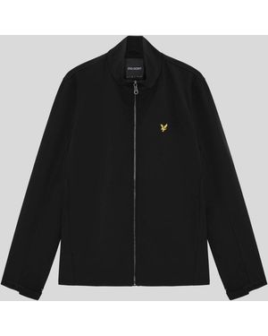 Lyle & Scott Mesh-Back Softshell Jacket - Black