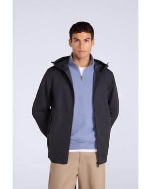 Mountain Warehouse 'Pace' Waterproof Jacket With Adjustable Hood & Cuffs Packable Coat - Blue