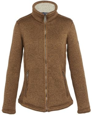 Regatta Ladies Razia Ii Full Zip Fleece Jacket (Light Vanilla/Bran) - Brown