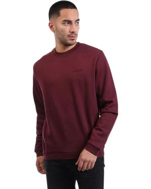 Lyle & Scott Geborsteld Sweatshirt - Rood