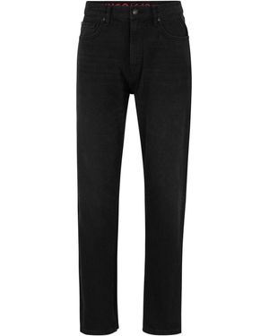 HUGO Five Pocket Design Slim Fit Jeans - Black