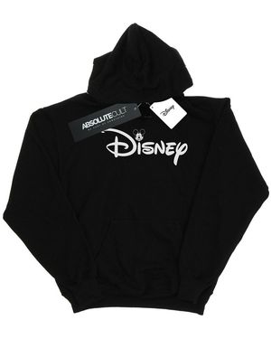 Disney Mickey Mouse Head Logo Hoodie - Black