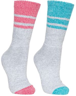 Trespass Ladies Hadley Hiking Boot Socks (2 Pairs) - White