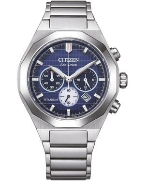 Citizen Zenshin Senkei Watch Ca4691-59L Titanium - Metallic