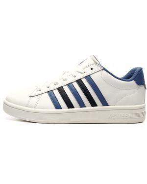 K-swiss K Swiss Court Tiebreak Ii Leather Trainers - Black