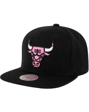 Mitchell & Ness Nba Chicago Bulls Neon Tropical Cap - Black