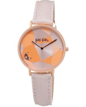 Folli Follie Ladies Watch Quartz Stainless Steel - Pink