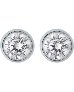 Orphelia 925 Sterling Stud Earrings - Metallic