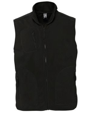 Sol's Norway Anti-Pill Fleece Bodywarmer Gilet - Black