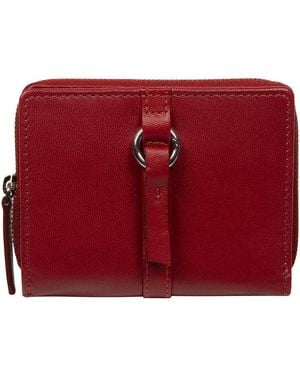 NiNa Amora 'Luciana' Leather Purse - Red
