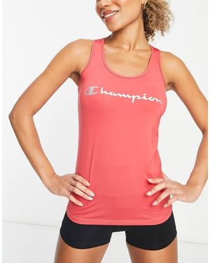 Champion Training Large Logo Tank Top - Red