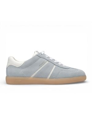 Tamaris Leather Trainers Trainer Shoes Textile - Blue