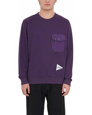 Gramicci Felpa Girocollo - Purple