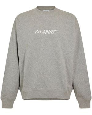 Off-White c/o Virgil Abloh Off Crew Sweatshirt - Grey