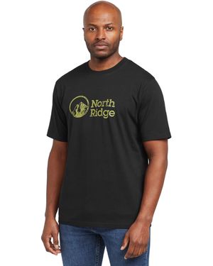 North Ridge Terrain Logo Tee - Black