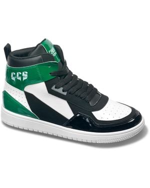 Roberto Cavalli Ccs Sport High Top Trainers - Green