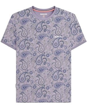 Lambretta Ss25 Paisley T-Shirt (Dusk/ - Purple