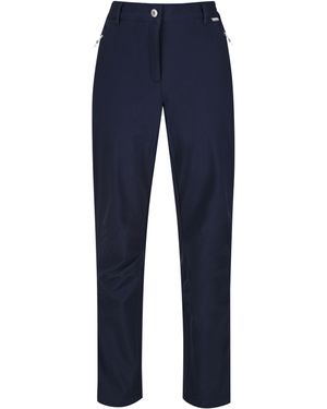 Regatta Great Outdoors /Ladies Geo Softshell Ii Long Leg Trousers - Blue
