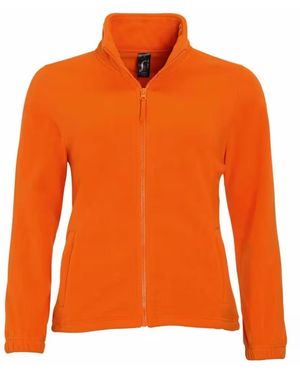 Sol's North Fleece Jas - Oranje