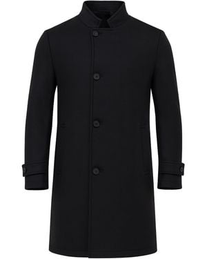 Ted Baker Radford Wool Coat - Black