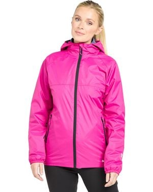Peter Storm Cyclone Lightweight Waterproof Jacket With Fitted Hood, Hiking Raincoat - Pink
