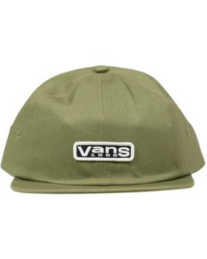 Vans Print Buckle Fastening Cotton Cap - Green