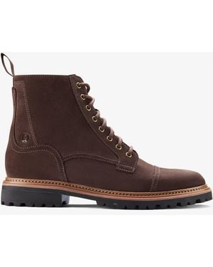 Clarks Clarkridge Hi Dark Suede Boots - Brown