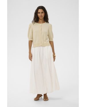 Soaked In Luxury Vest Slflores Vest Regular Fit - Wit