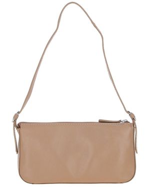 Ashwood Leather 'Tesoro Pelle' Plain Shoulder Bag - White