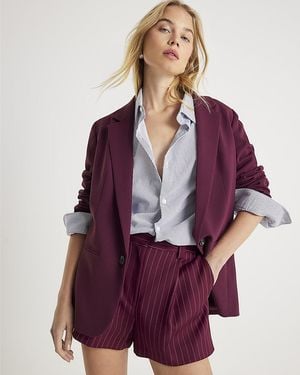 River Island Blazer Edge To Style - Purple