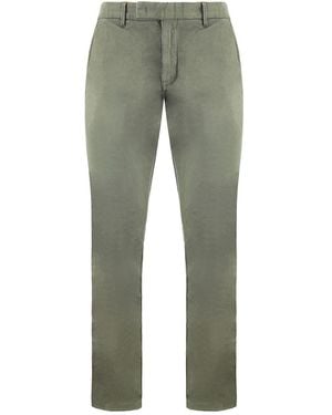 Armani Jeans Regular Wait Chinos Cotton - Green