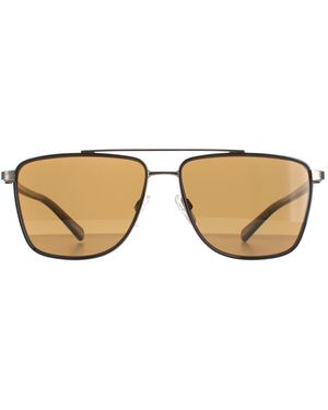 Ted Baker Square Dark Tb1577 Folke Metal - Brown