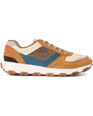 Timberland Winsor Park Low Top Lace Up Trainers - Blue