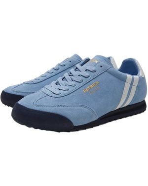 Patrick Dijon Suede Running Trainers - Blue