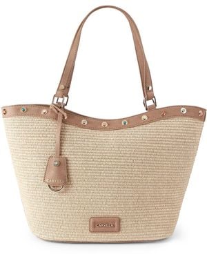 Carvela Kurt Geiger Amalfi Stone Tote Bag - Natural