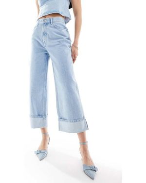 ASOS Dad Turn Up Jean - Blue