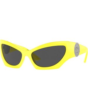 Versace Ve4450-541887-60 Ve4450 60 541887 Fashion Sunglasses - Yellow