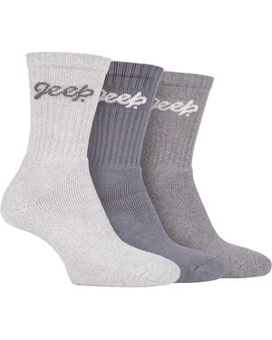 Jeep Hiking Boot Socks - Grey