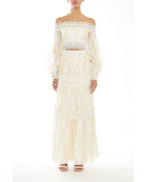 True Decadence Maxi Skirt - Natural