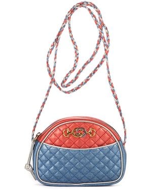Gucci Trapuntata Camera Shoulder Bag - Red