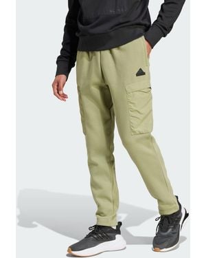 adidas City Escape Fleece Trousers - Green