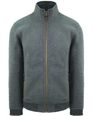 Hackett Classic Fit Harrington Jacket - Grey