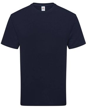 Fruit Of The Loom Adult Cotton T-Shirt (Deep) - Blue