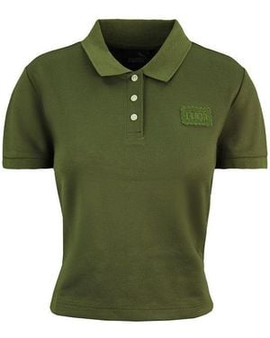 PUMA X Rihanna Fenty Cropped Polo Shirt Nylon - Green