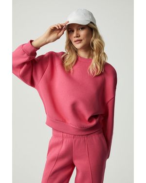 Grimelange Relaxed Crew Neck Sweatshirt - Pink