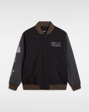 Vans Crazy Eddy Baseball Jacket - Black