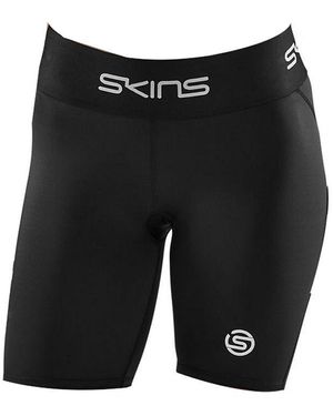 Skins Series-1 Stretch Waist Half Tights Shorts So40100029001 - Black
