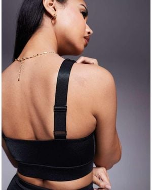 4505 Medium Support Sports Bra With Adjustable Straps - Black