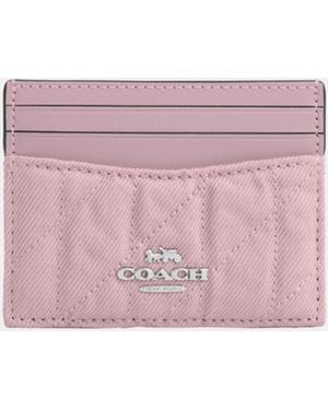 COACH Slim Id Card Case - Pink