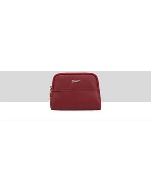 Paul Costelloe Clementine Leather Pouch - Red